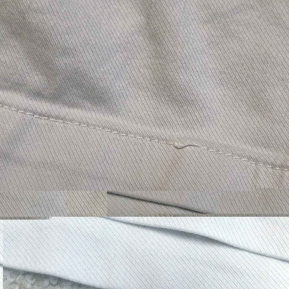 Faherty Essential Drawstring Short Mens Small Khaki Cotton Linen 6